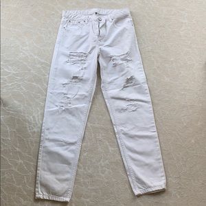 topshop the moto white boyfriend jeans